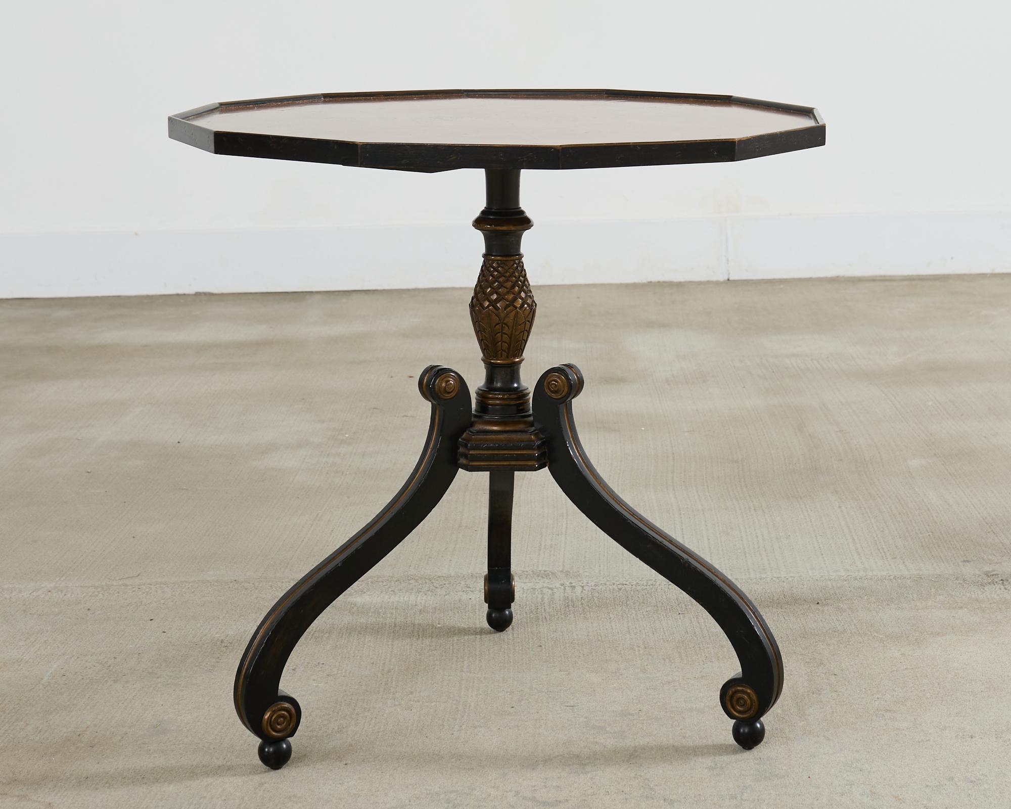 Signiert Maison Jansen Neoklassischen Stil Gueridon Drink Tisch im Angebot 12