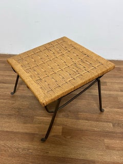 Signed Maurizio Tempestini for John Salterini Ottoman Foot Stool Circa 1960s