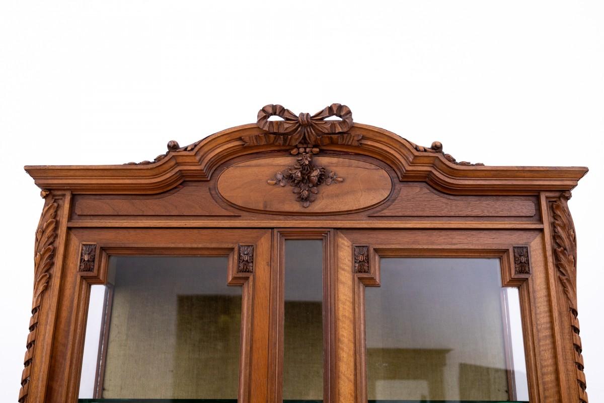 Armoire/présentoir de fenêtre signé Mercier Frères, France, vers 1890.9764 Bon état - En vente à Chorzów, PL