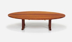 Signed Michael C. Allen Studio Craft Coffee Table