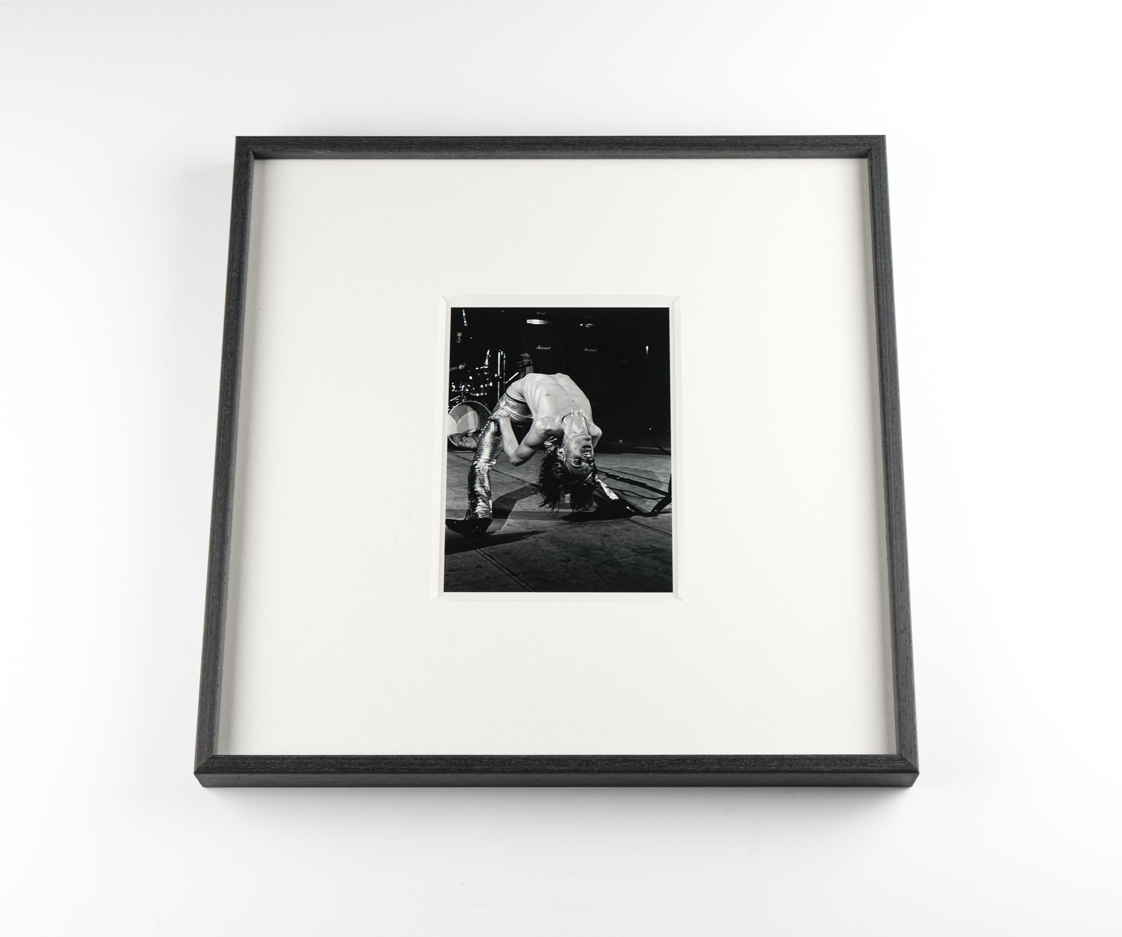 Signed Mick Rock “Iggy Pop, La Scala, London, 1972