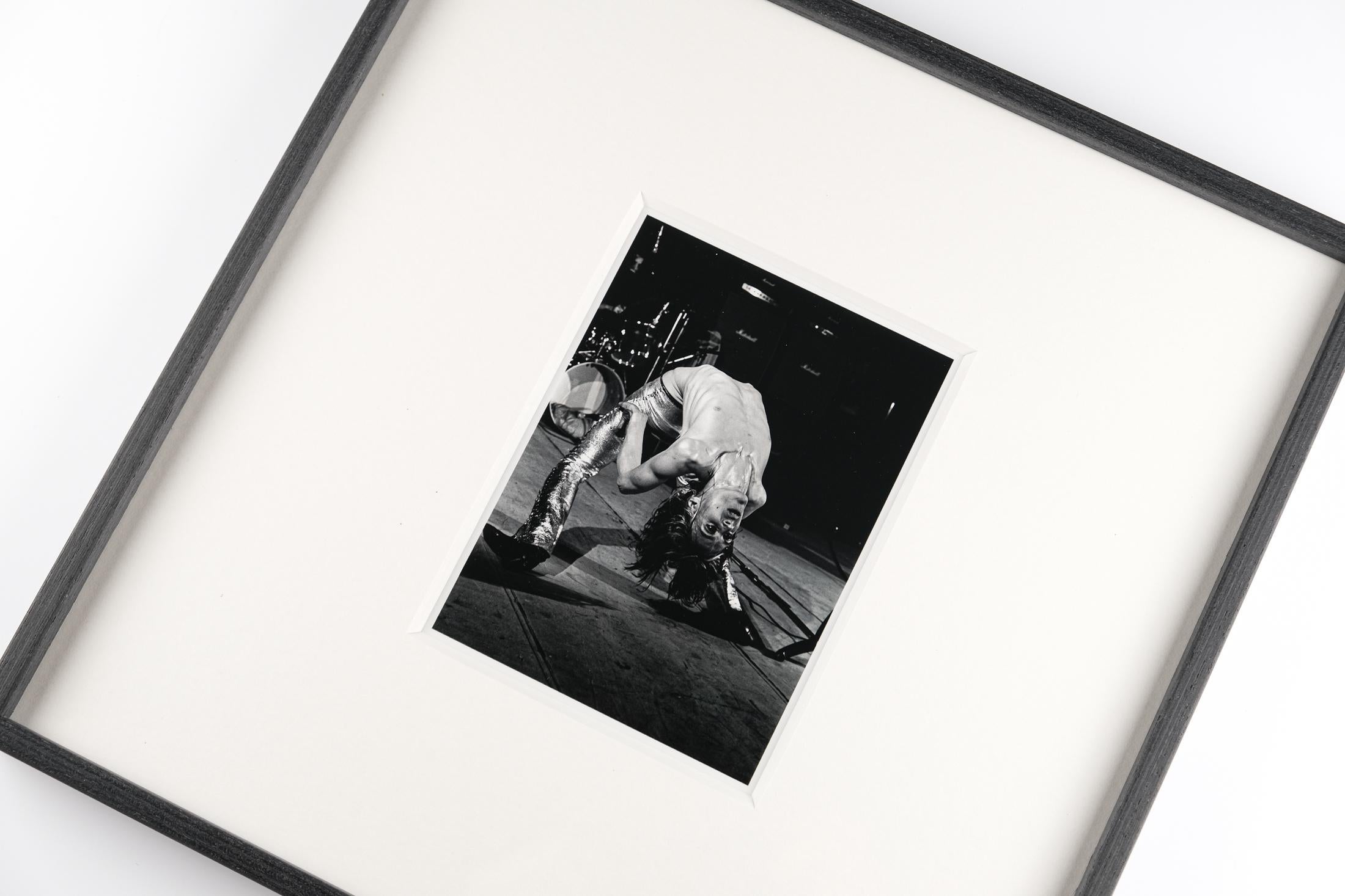 Signed Mick Rock “Iggy Pop, La Scala, London, 1972