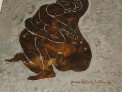 Signed Midcentury Asian Modern Philip & Kelvin Laverne Wall Sculpture or Plaque