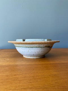 Signed Mid Century Ceramic Ashtray
