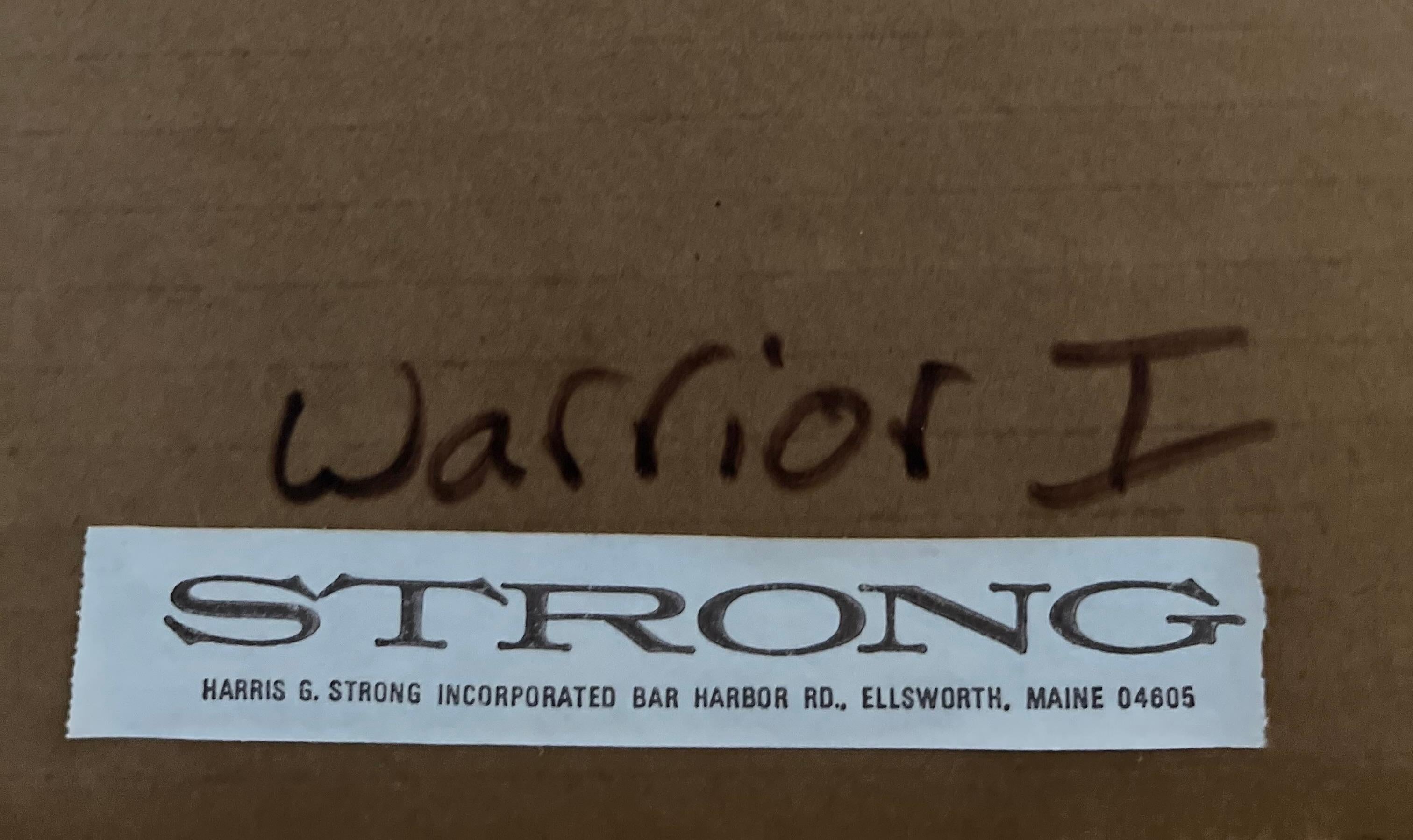 20ième siècle Art encadré « Mid Century Harris Strong Warrior I » signé  en vente