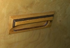 Henredon Dresser with an Oak Case, Burl Olive Drawers and Macassar Ebony Inlays