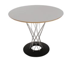 Signed Mid-Century Modern Round Cyclone Dining Table by Isamu Noguchi for Knoll