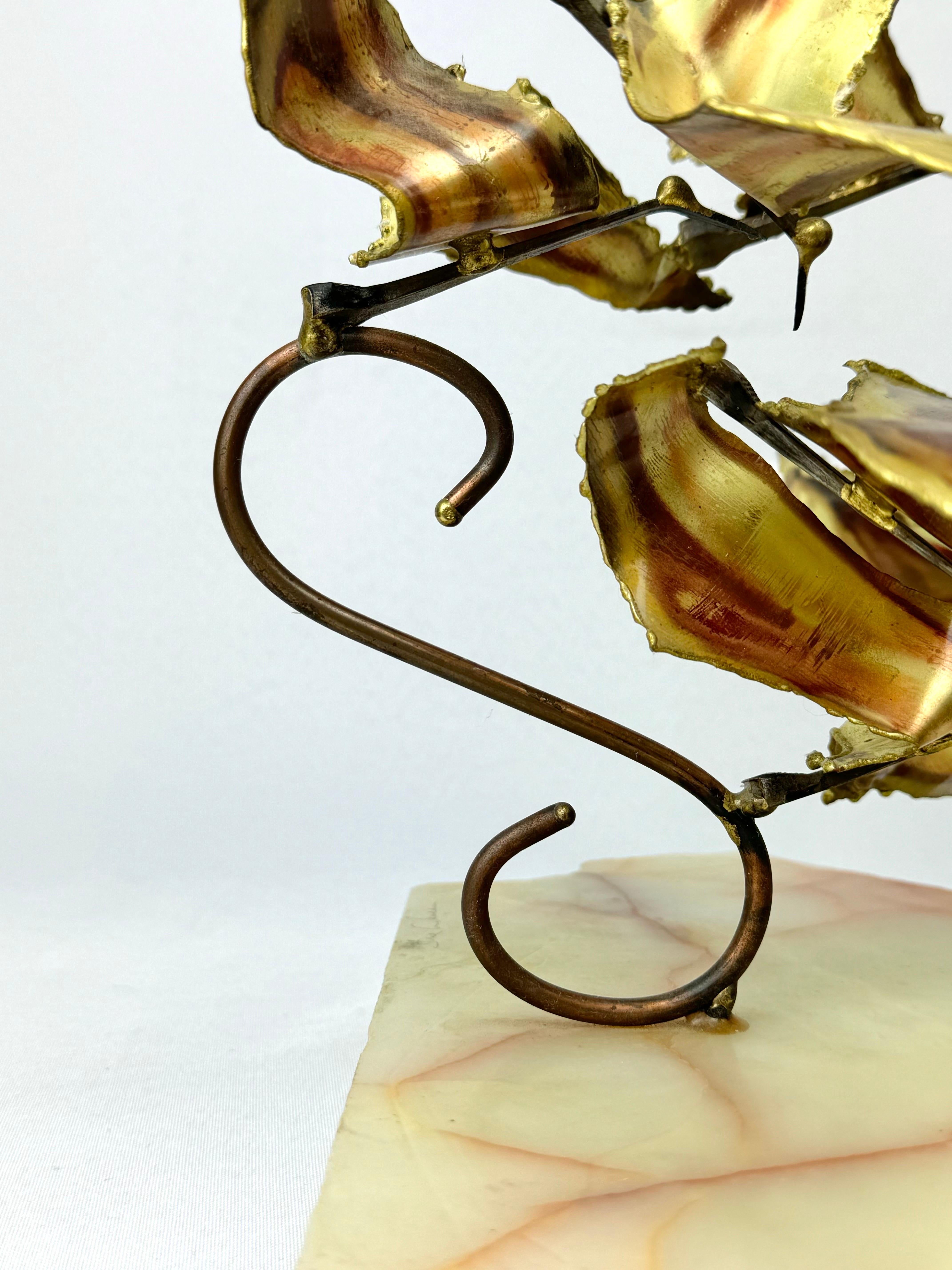 Signed Mid Century Modern Seagull Sculpture For Sale 5