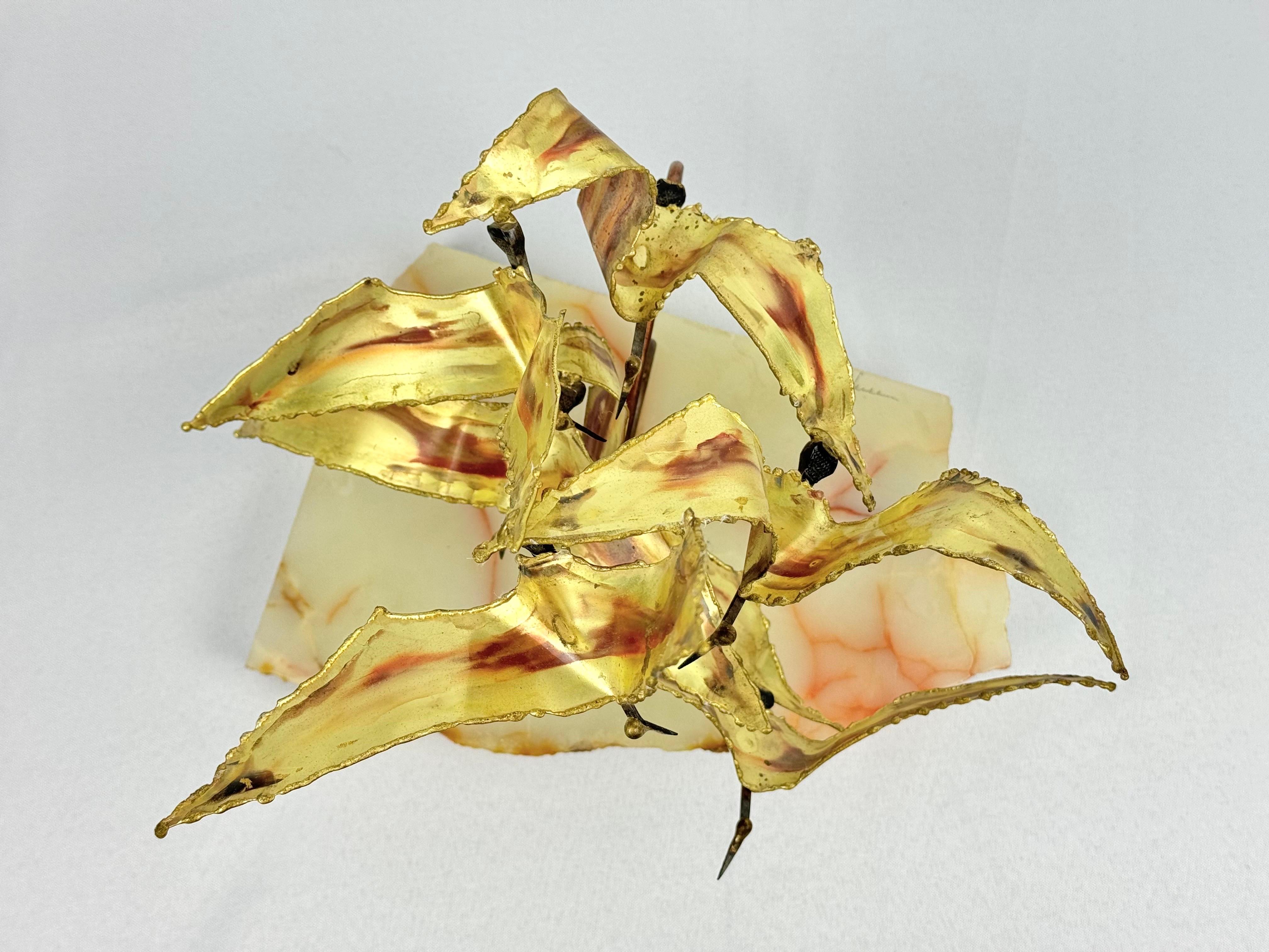 Signed Mid Century Modern Seagull Sculpture For Sale 6