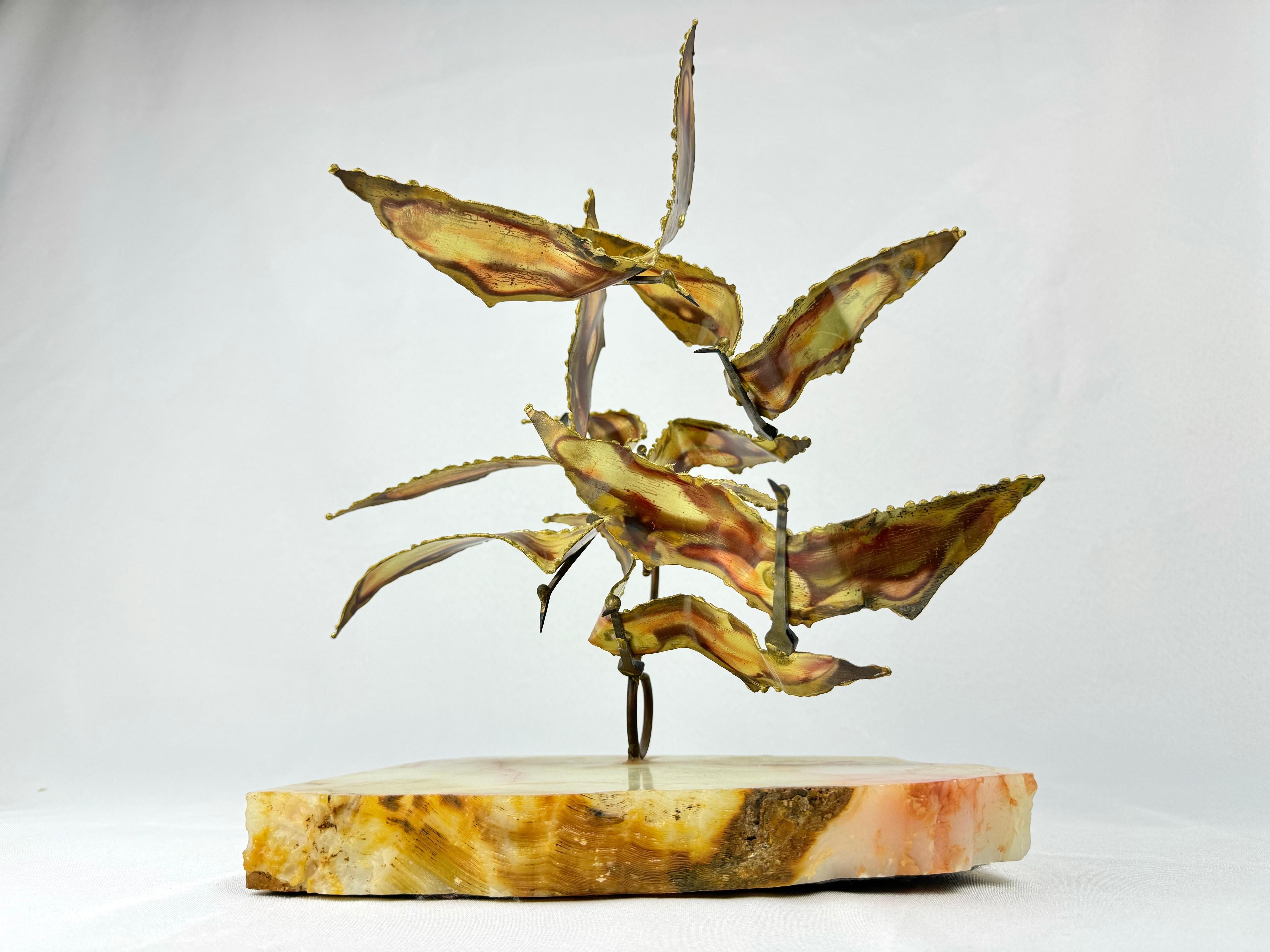 Mid-Century Modern Signed Mid Century Modern Seagull Sculpture For Sale