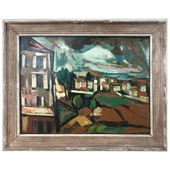 Signed Mid Century Seriagraph on board by Maurice de Vlamink
