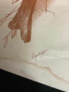 Signed Mid-Century Still Life Etching by Mr. Langer, 1940s - 2Y577