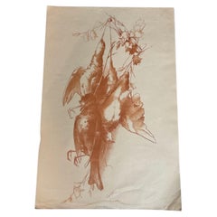 Bodegón firmado de mediados de siglo por el Sr. Langer, década de 1940 - 2Y577
