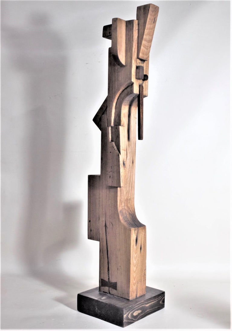 Signed Modern Abstract Constructivist Styled Wooden Sculpture at 1stDibs | abstract  wood sculpture, contemporary wood sculpture, abstract wood sculpture artists