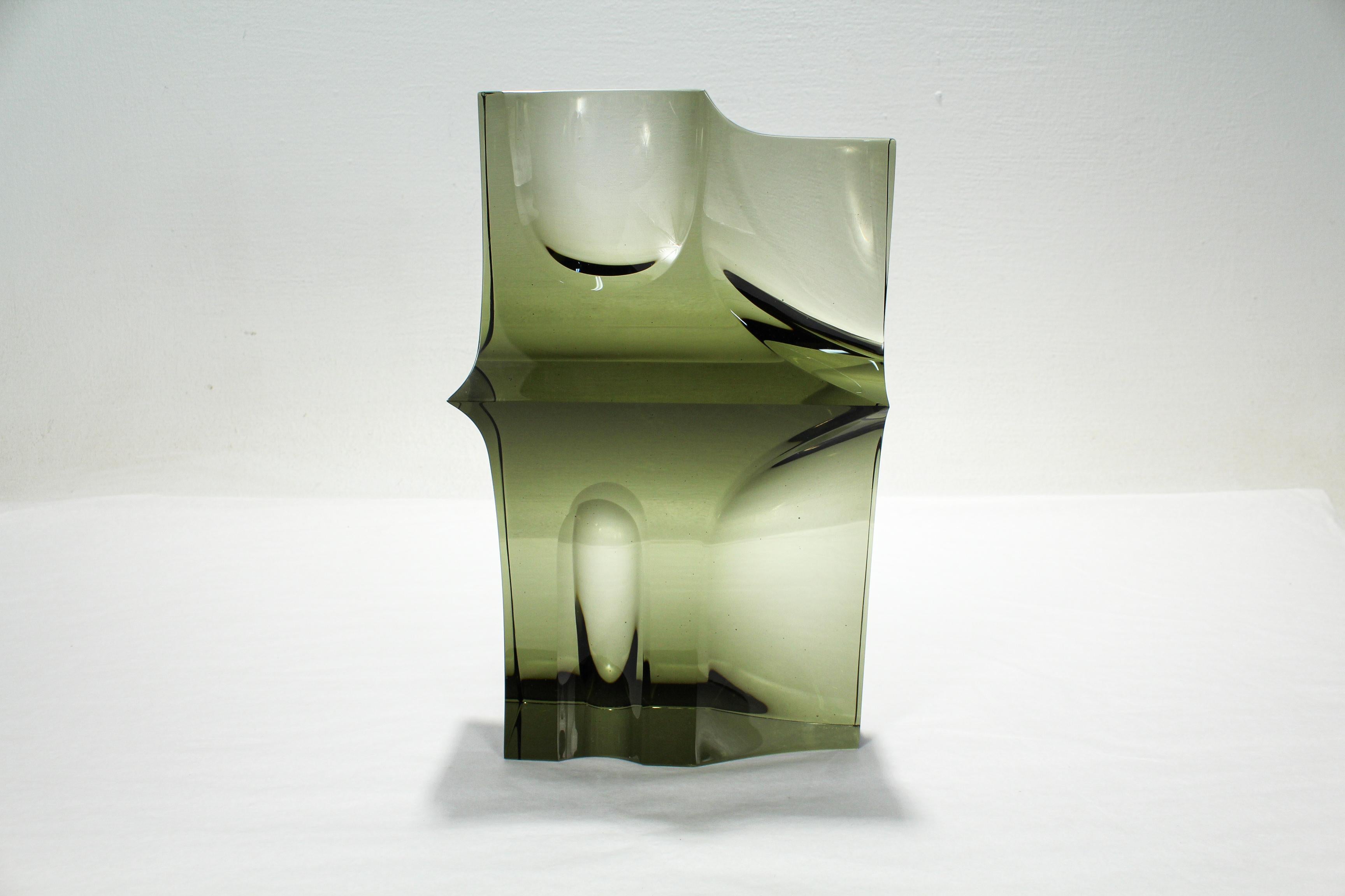 czech glass sculpture