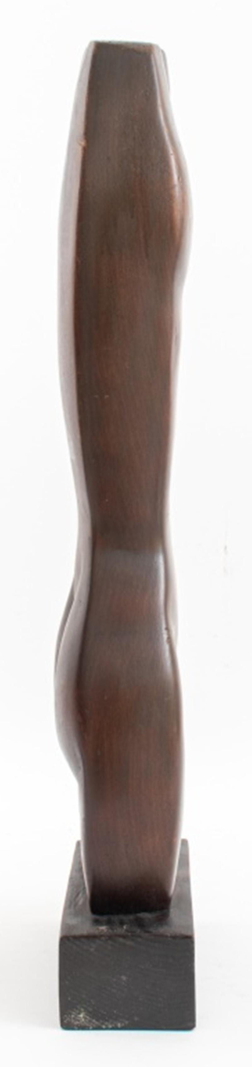 20th Century Signed Modernist Sculpture of a Nude Man