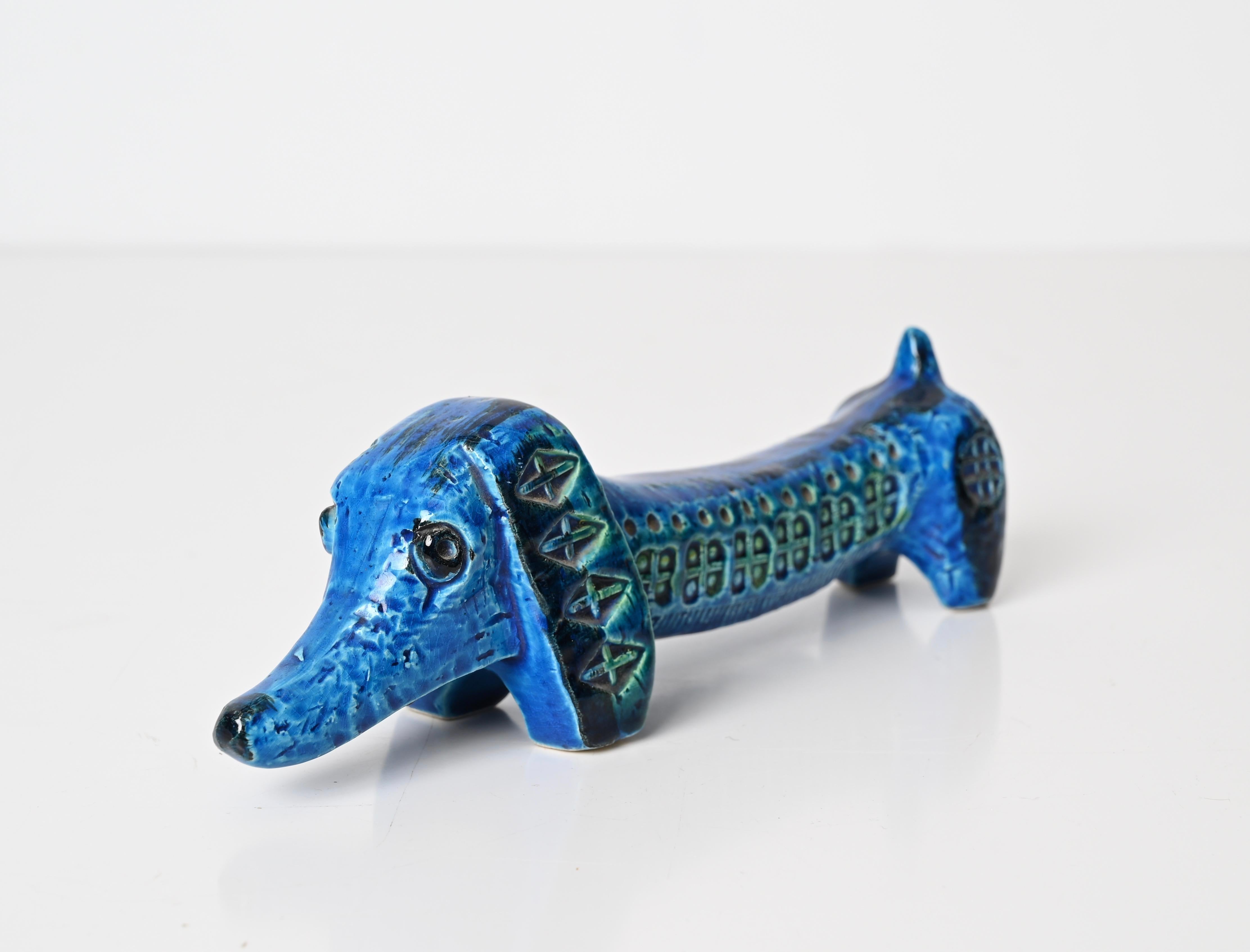 Magnifique sculpture de chien saucisse de la collection 