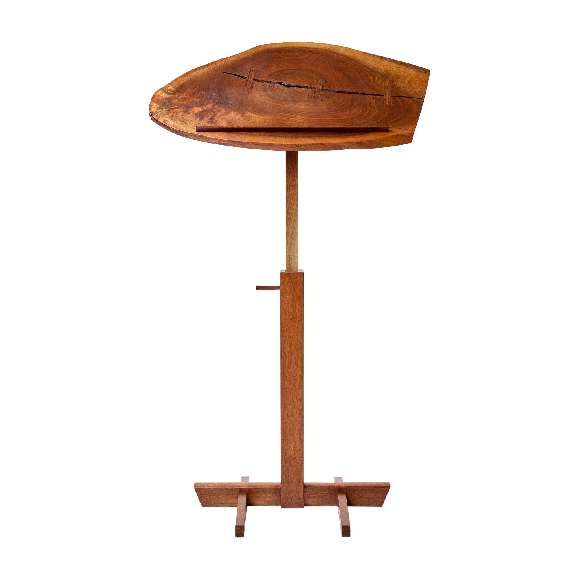Leggio firmato in noce da George Nakashima per George Nakashima Studio, 1990