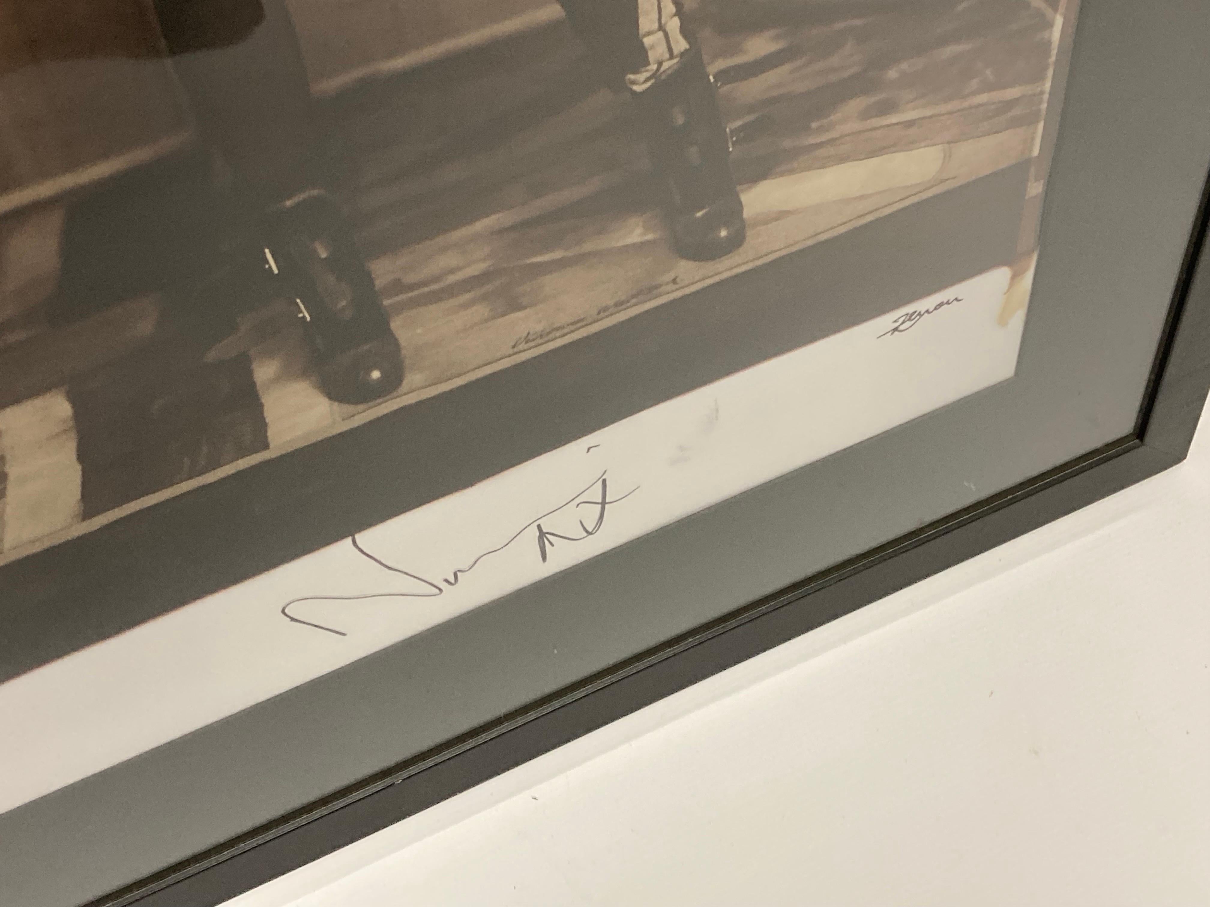 Großformatiges Polaroidfoto, signiert Naomi Campbell für Vivienne Westwood, 2008 im Zustand „Gut“ im Angebot in London, GB