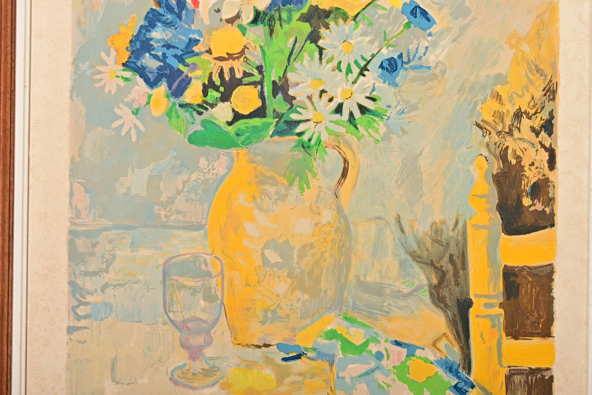 Paper Signed & Numbered French Framed Still Life Print For Sale