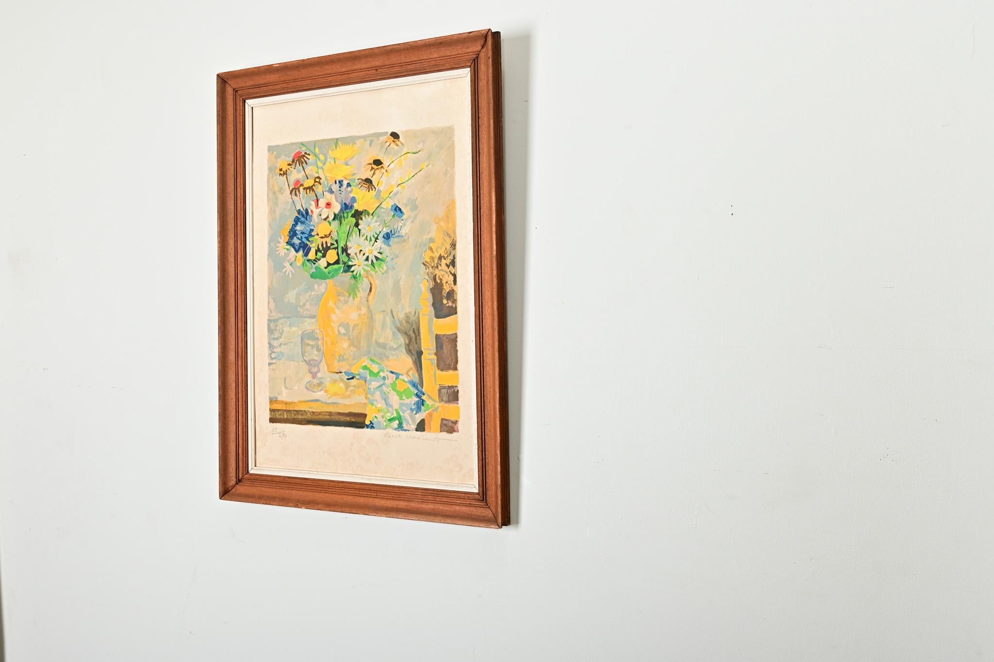 Signed & Numbered French Framed Still Life Print For Sale 1