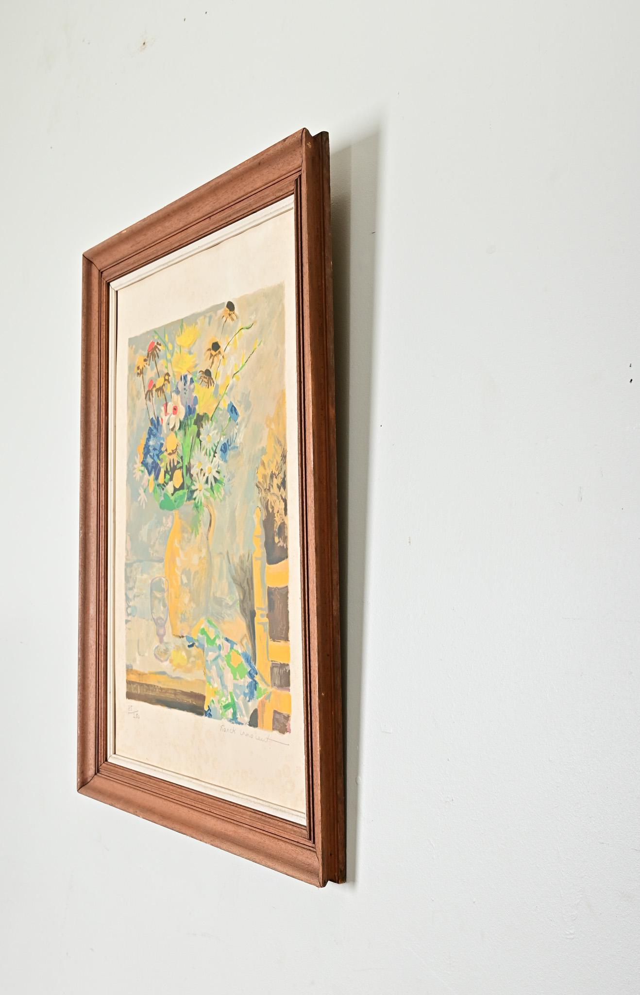 Signed & Numbered French Framed Still Life Print For Sale 2