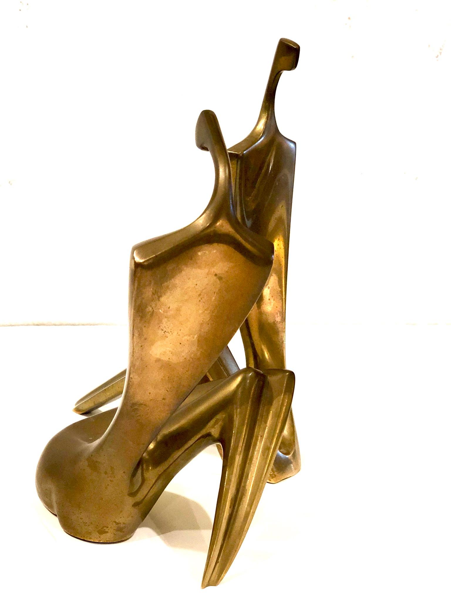 Signed and Numbered Patinated Bronze Sculptures by Itzik Ben Shalom 1