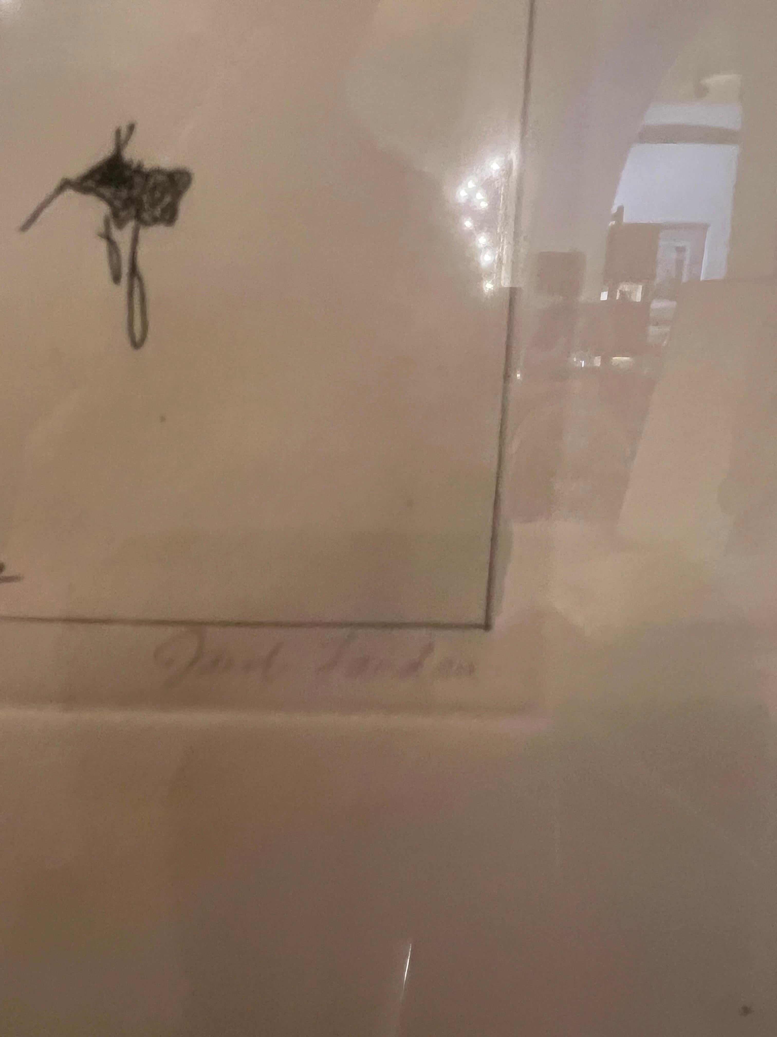 A very rare listed artist litho by Jacob Landau Signed and numbered 7/25, circa 1970's nicely framed very rare find Einstein .