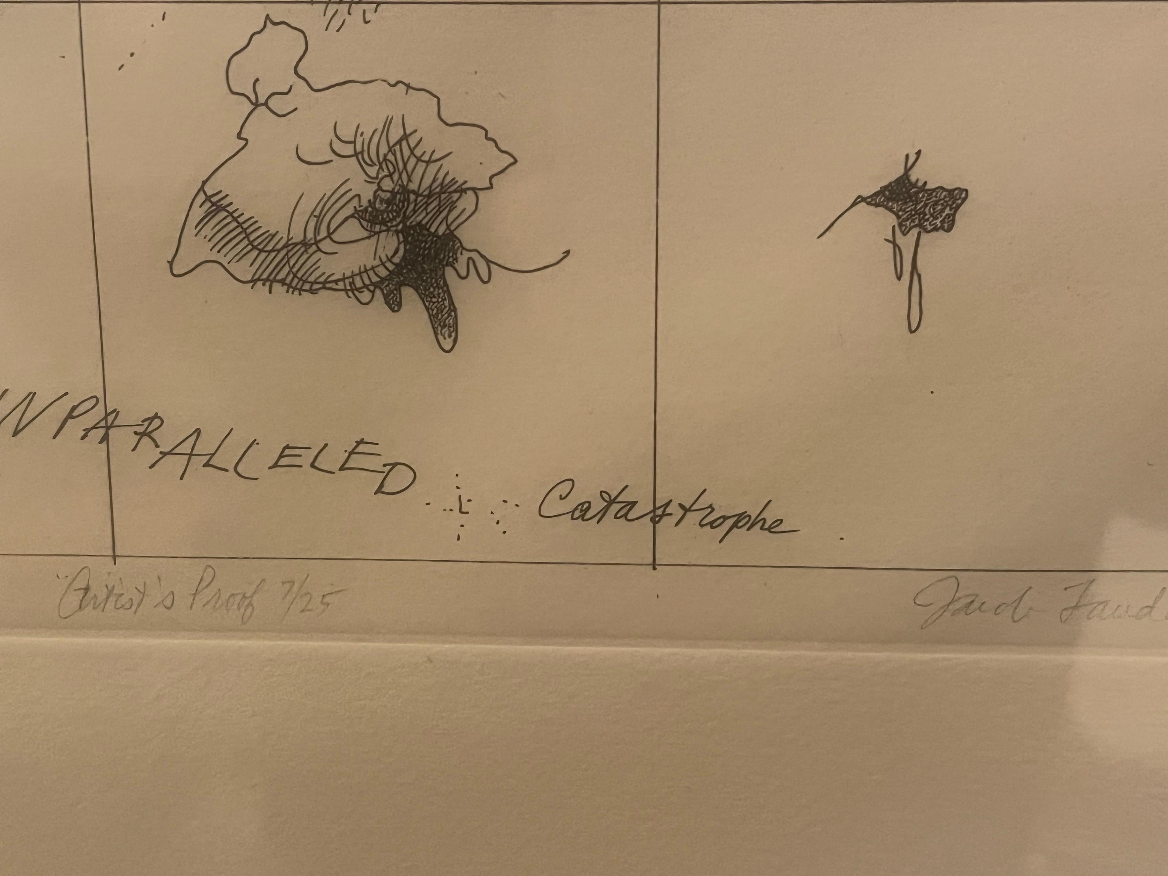 Signed & Numbered Rare Litho by Jacob Landau 