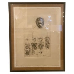 Lithographie rare de Jacob Landau «Einstein Unparalleled Catastrophe » signée et numérotée