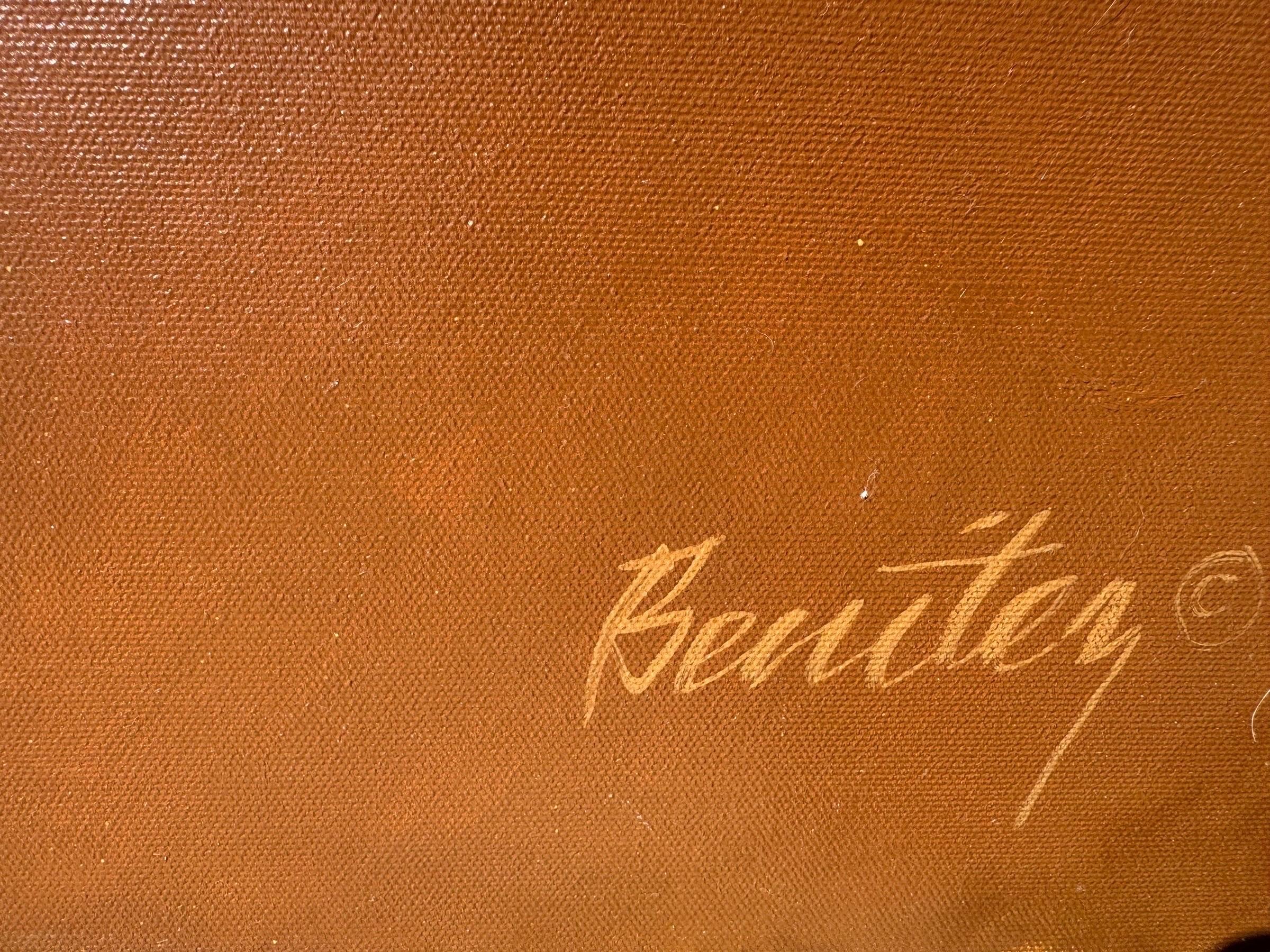 Américain Huile sur toile signée Orchidées Cattleya en vente