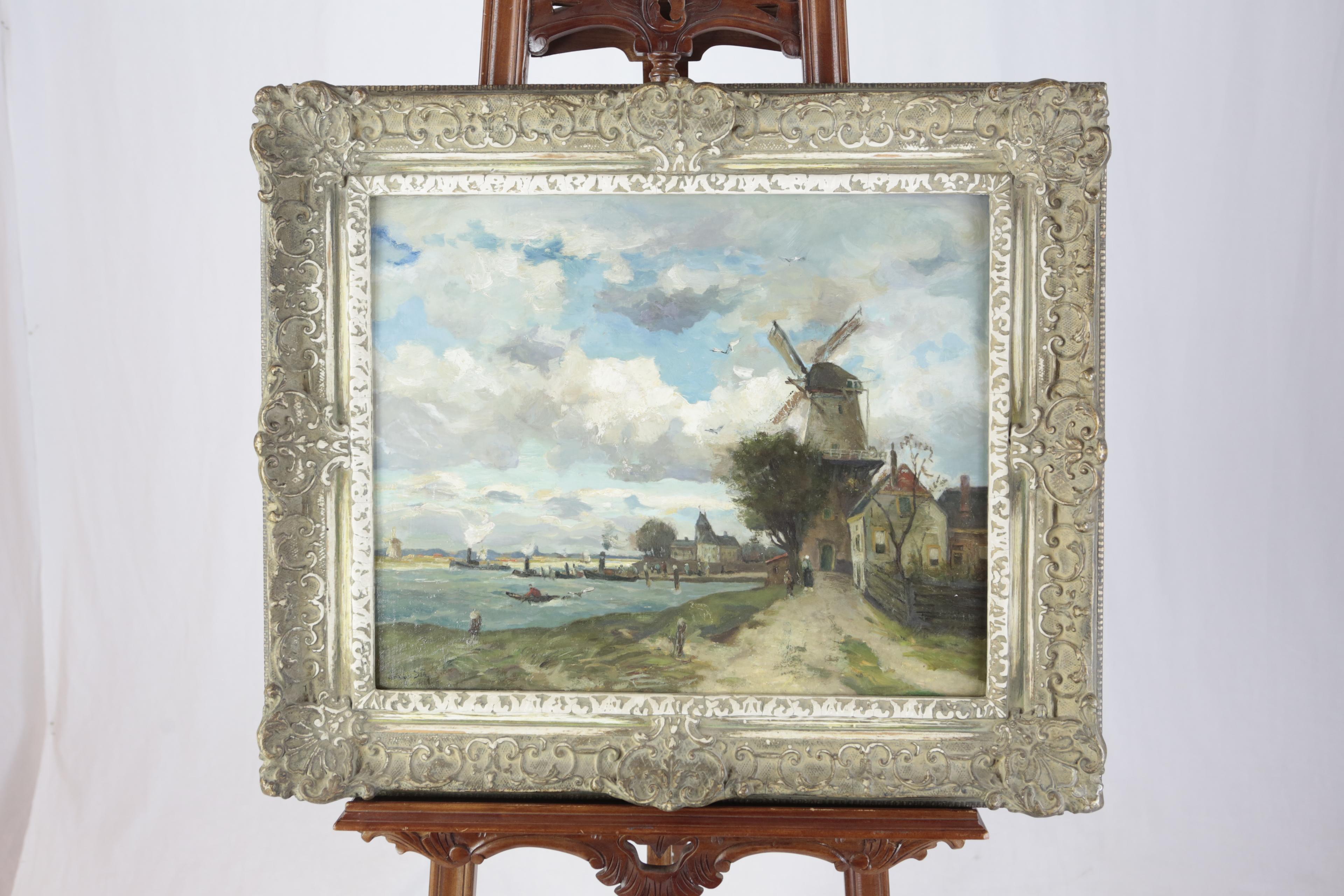 windmill oil paintings