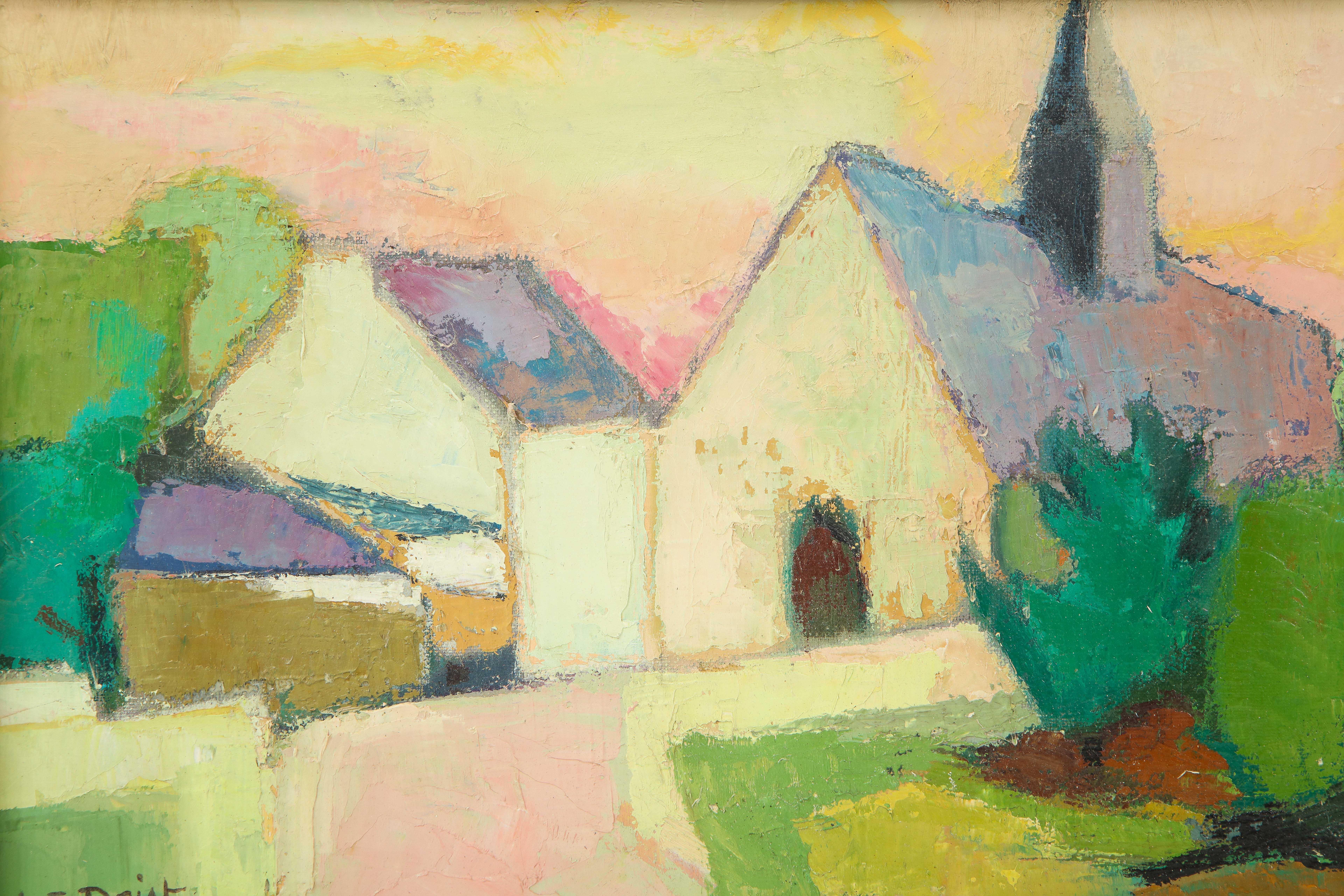 Peinture à l'huile signée par Maryvonne Le Deist 4