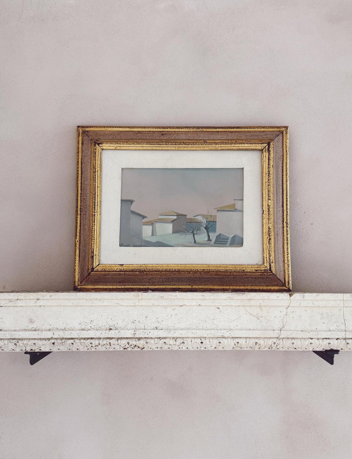 Signed Oil Painting. Cittarelli, 1950 For Sale