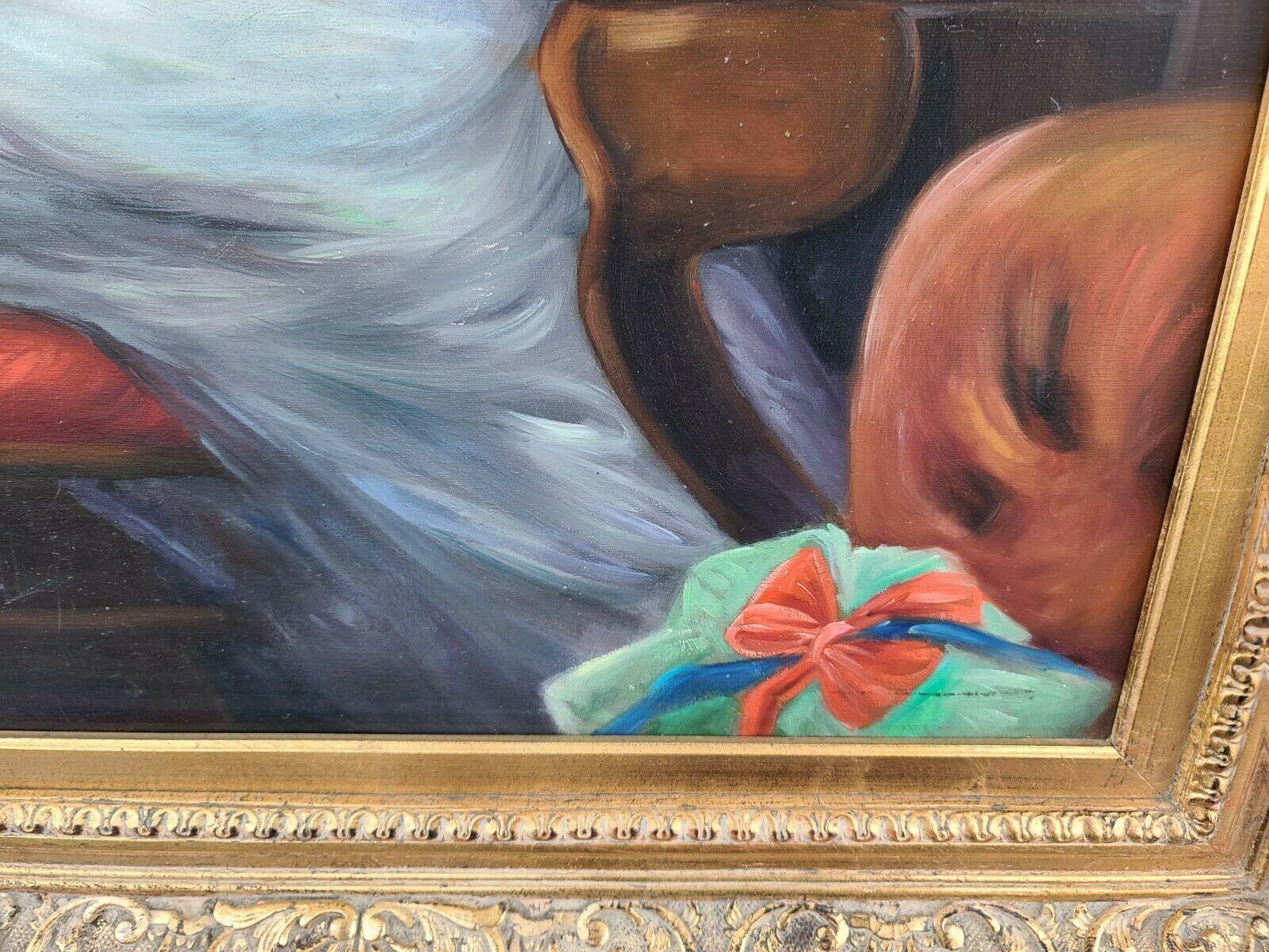 Peinture à l'huile signée des Renoirs 