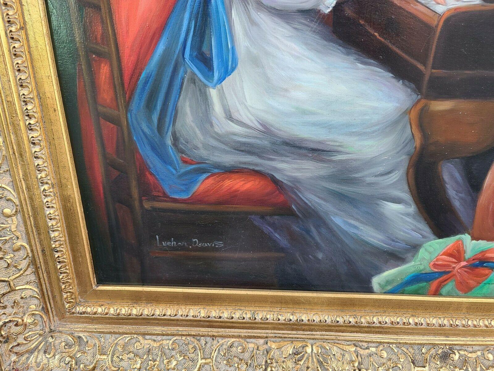 Signed Oil Painting of Renoirs 