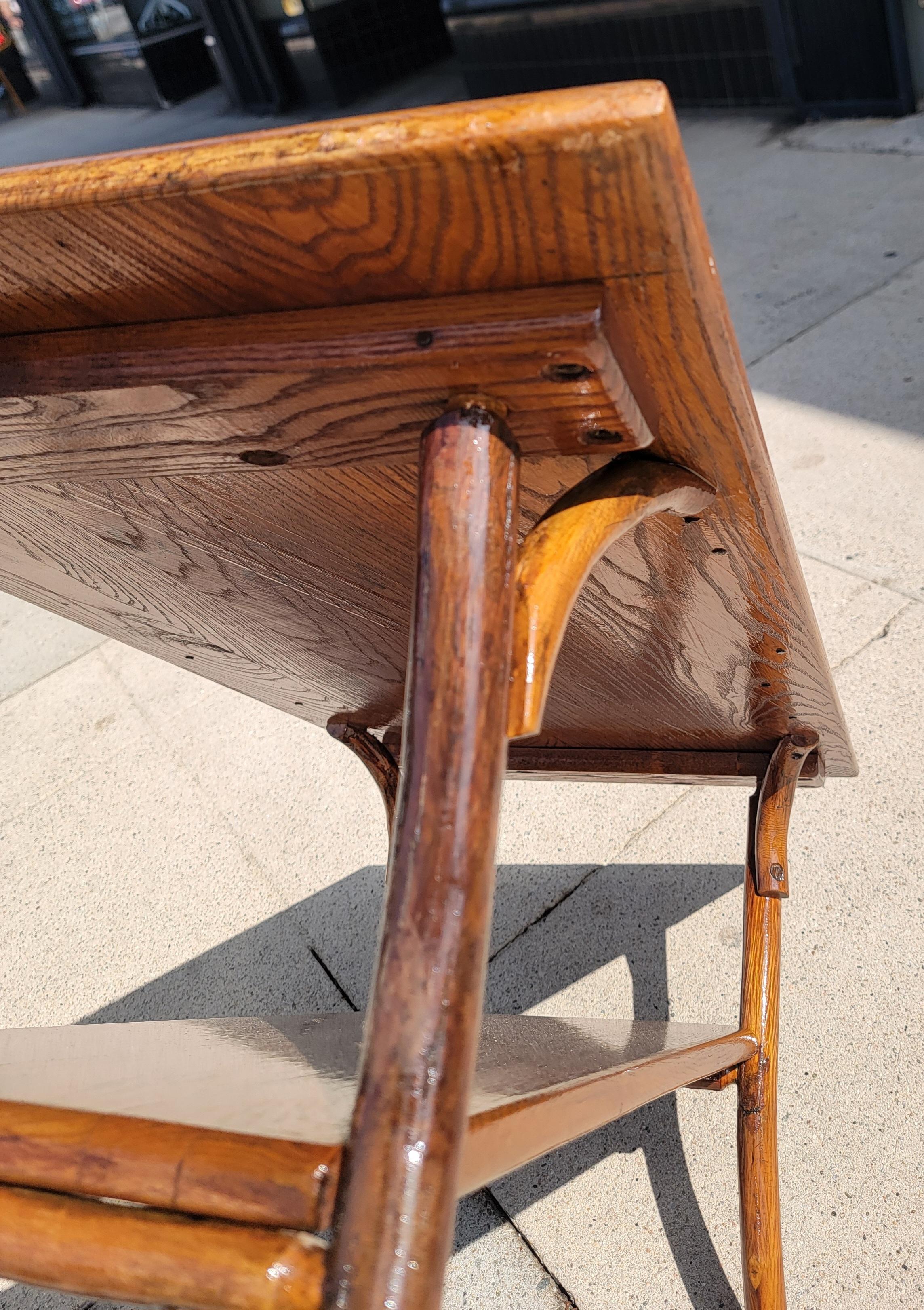 American Signed Old Hickory Coffee Table For Sale