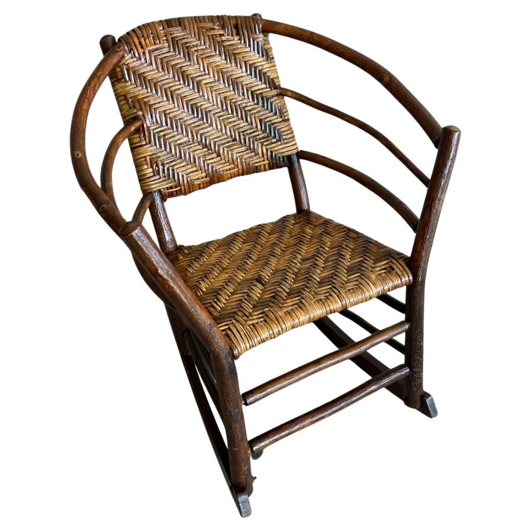 Signed Old Hickory Hickory Rocking Chair
