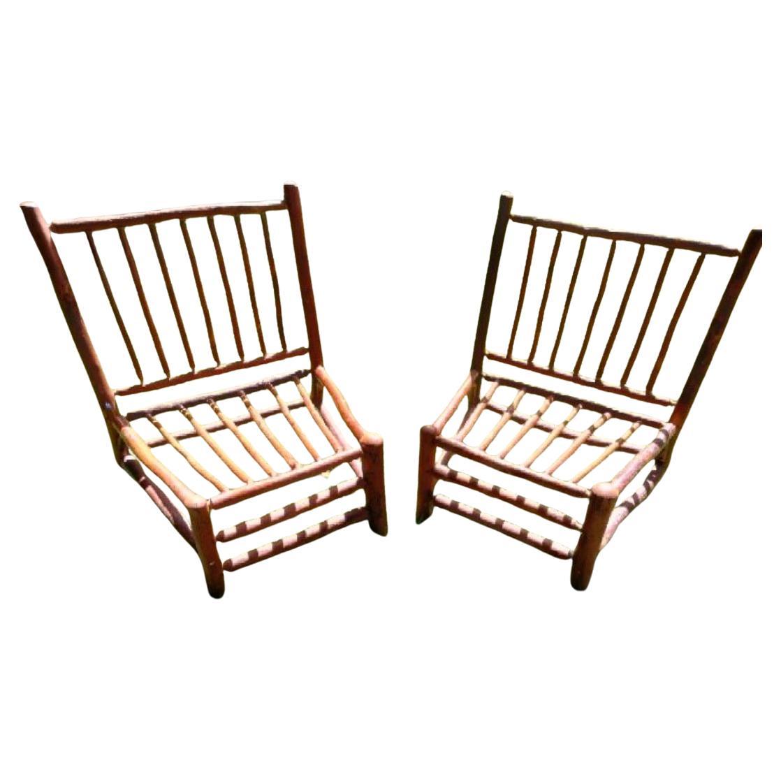 Signed Old Hickory Lawn /Beach Chairs -Pair