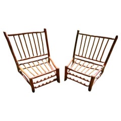 Vintage Signed Old Hickory Lawn /Beach Chairs -Pair
