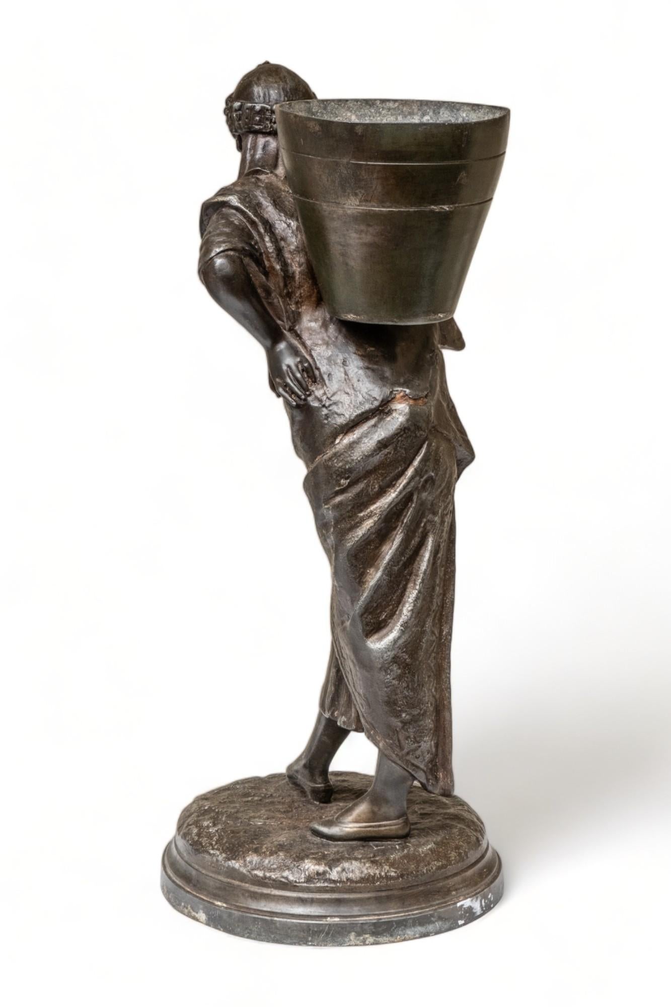 Signed Orientalist Bronze Sculpture, Circa 1880 In Good Condition For Sale In Hudson, NY