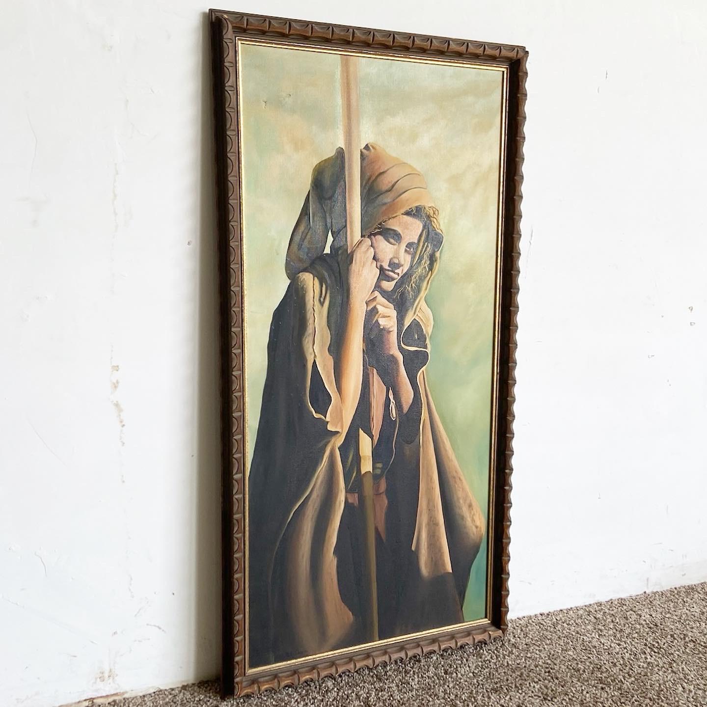 Signed Original John Phillip Capella Painting, Shepherd of the Hills For Sale 4