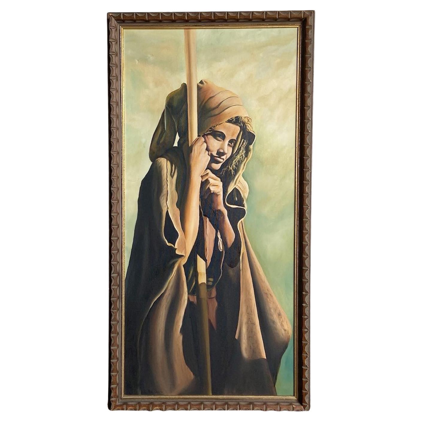 Signed Original John Phillip Capella Painting, Shepherd of the Hills For Sale