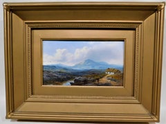 Signed Original Oil Painting British Artist George Blackie Sticks, '1843-1936'