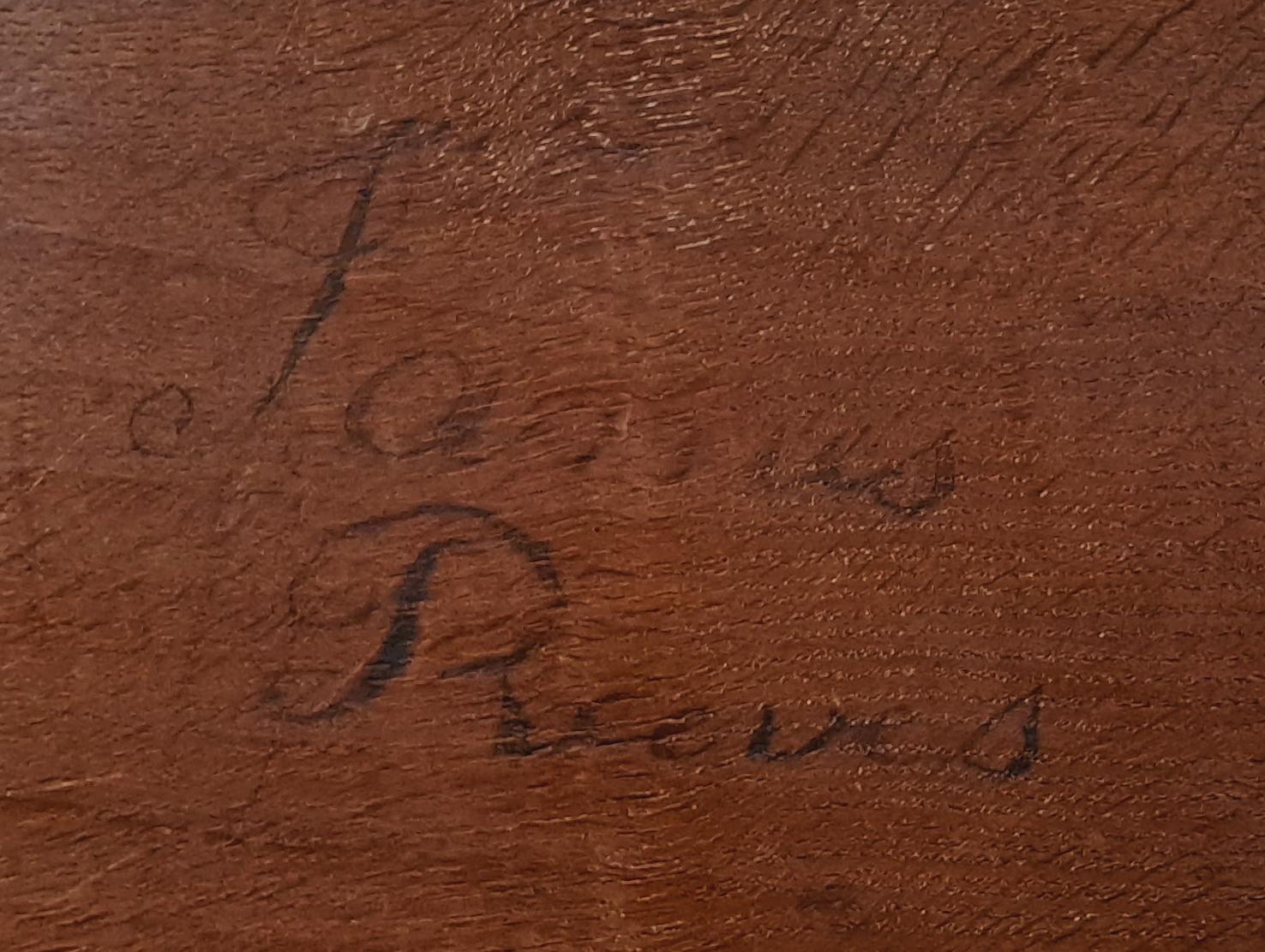 Signed Original Period Charles II Oak Mule Chest c. 1665 in vendita 3
