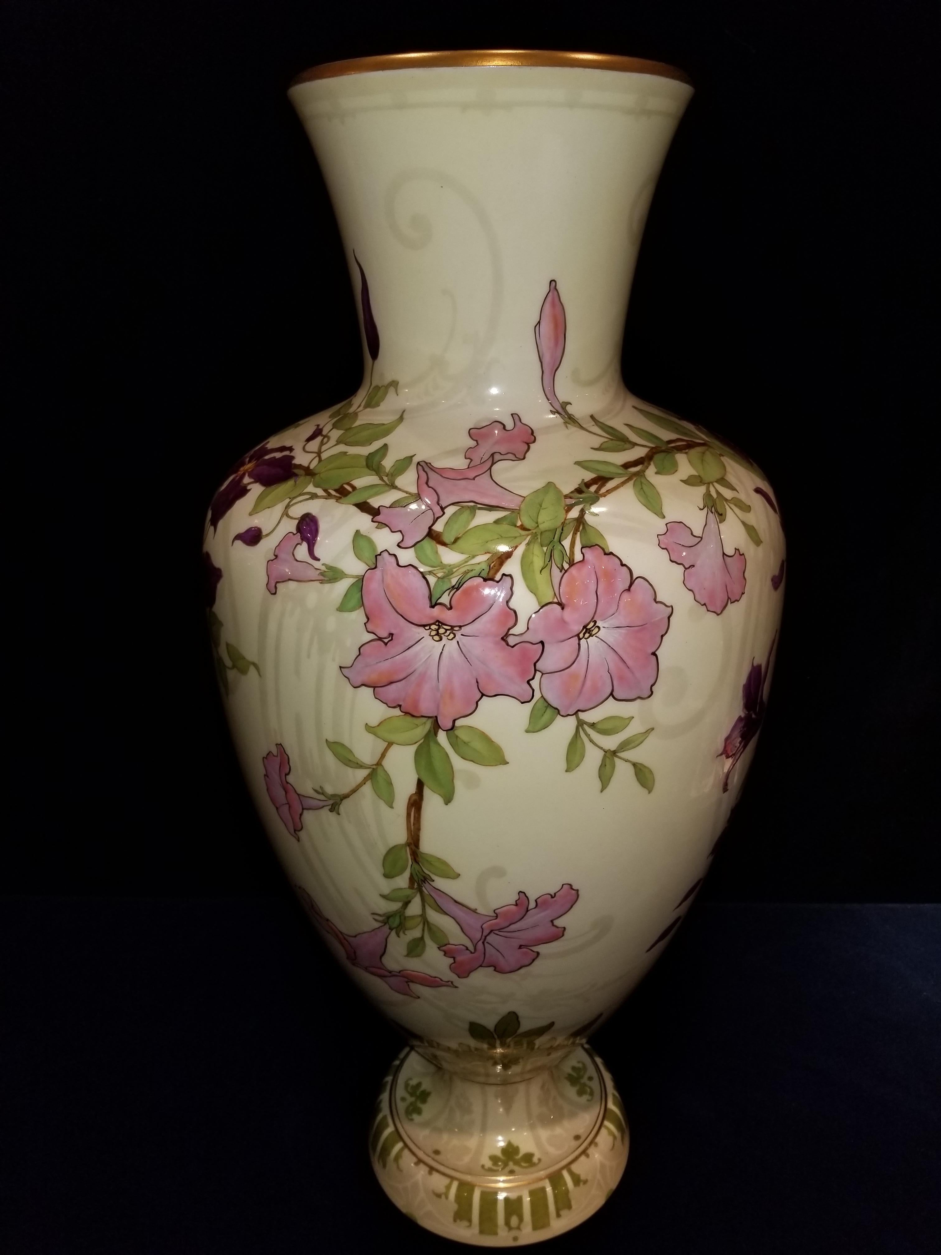 French Signed Pair of Sevres ‘Third Republic’ Pate Nouvelle Pale Yellow Ground Vases For Sale