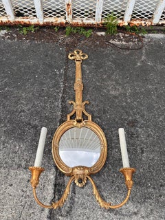 Signed Palladio Italy Neoclassical Wall Light , Circa 1950