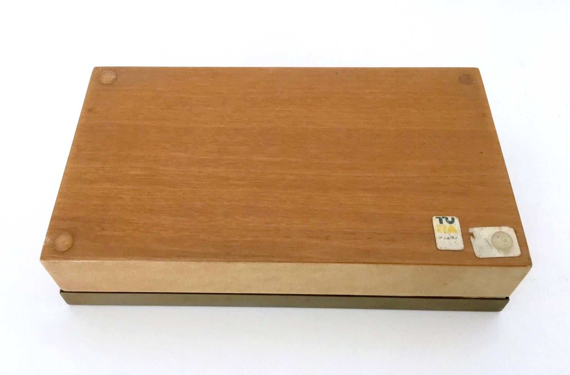 Wooden Box by Aldo Tura, Italy, 1970s In Excellent Condition In Bresso, Lombardy