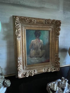 Signed Pastel on Paper Nude Study by Paul F. Williams