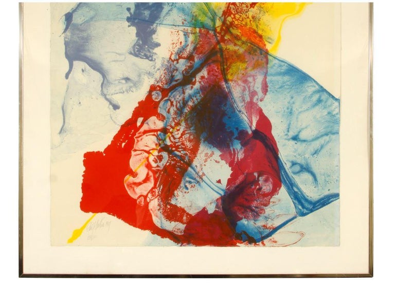Signed Paul Jenkins Numbered Lithograph, 1969 at 1stdibs
